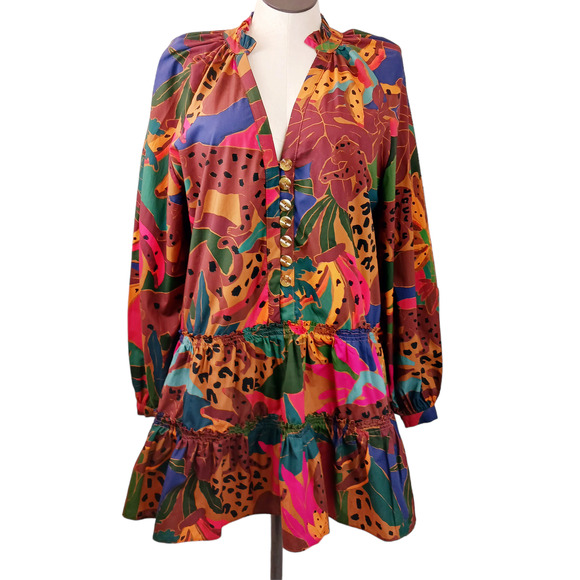 Colorful Midi Dress - Picture 2 of 13